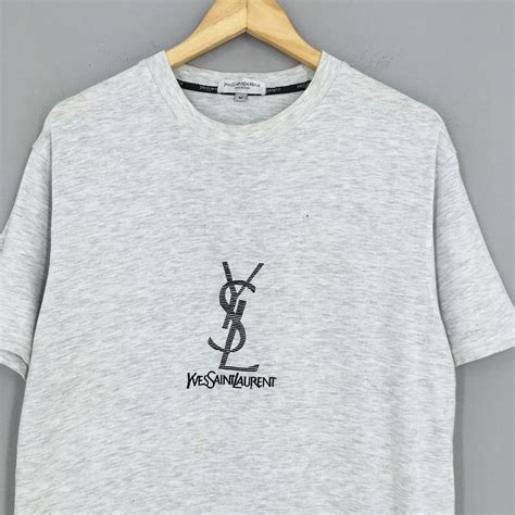 ysl saint laurent gray vintage t shirt|Vintage Ysl T Shirt .